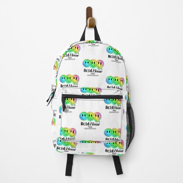 Item preview, ACID HOUSE  - Prism Melt Smiley (Black)  designed and sold by Discothreadz.
