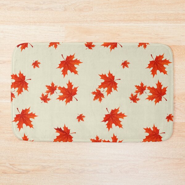Item preview, Falling Autumn Maple Leaves Pattern designed and sold by risingrocket.
