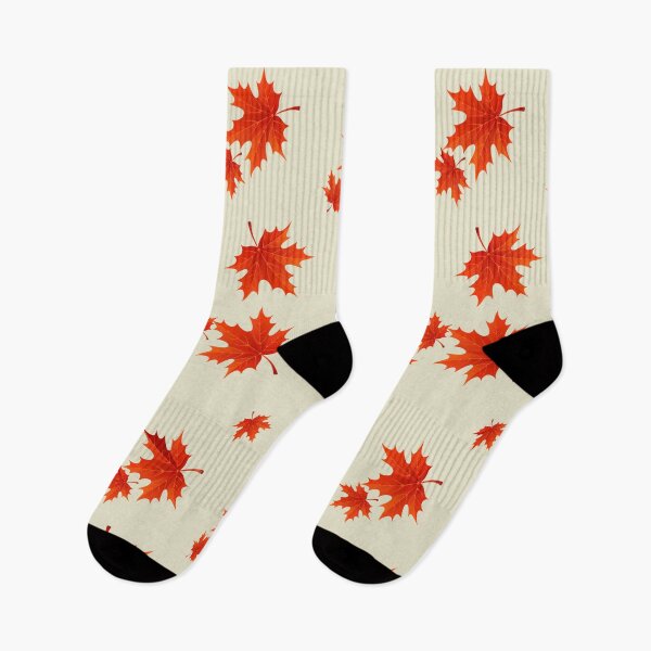 Item preview, Falling Autumn Maple Leaves Pattern designed and sold by risingrocket.