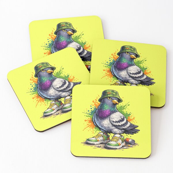 Item preview, Street Pigeon in Bucket Hat designed and sold by Raddoodles.