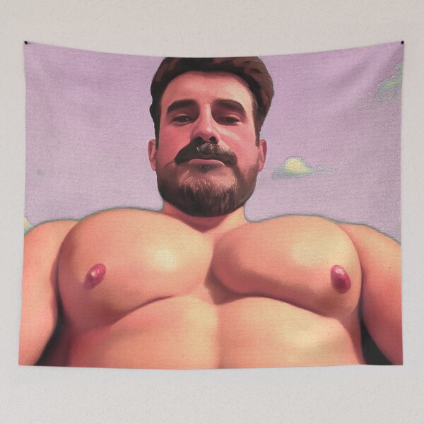 Item preview, Daddy's pecs I designed and sold by Hunkyismything.