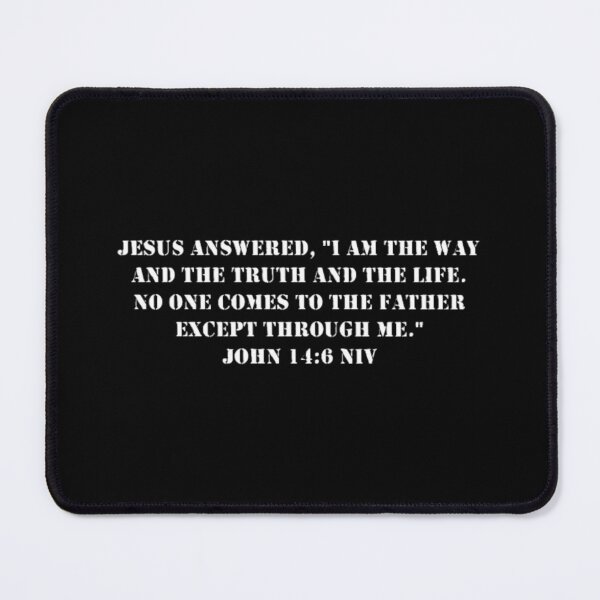 Item preview, John 14:6 NIV - White Letters - No Background - JCTRUTHER designed and sold by JCTRUTHERshop.