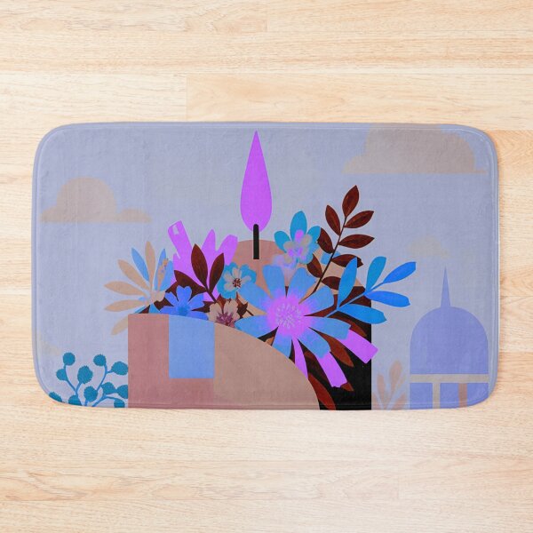 Item preview, Abstract Floral Cityscape Art designed and sold by joycrysstudio.