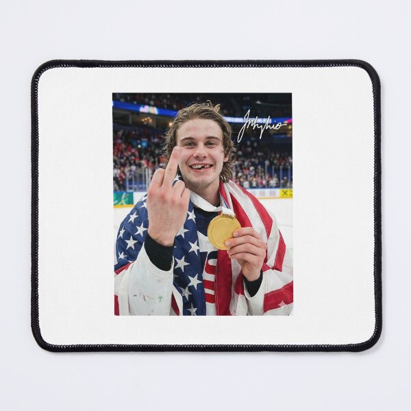 Item preview, jack hughes middle finger - Usa Hockey 2026 Olympics designed and sold by DillonHuerta.