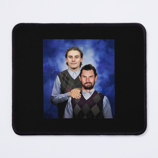 Item preview, Connor Hellebuyck & Jack Hughes Step Bros USA Hockey designed and sold by ClarenceGarza.