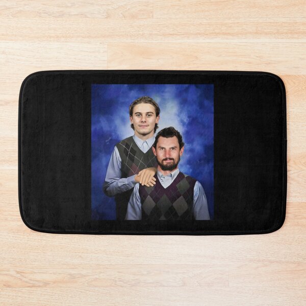 Item preview, Connor Hellebuyck & Jack Hughes Step Bros USA Hockey designed and sold by ClarenceGarza.