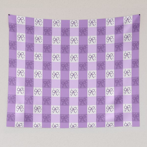 Item preview, Cute bows with sparkles and polka dots in purple pattern designed and sold by Mariecobiz.