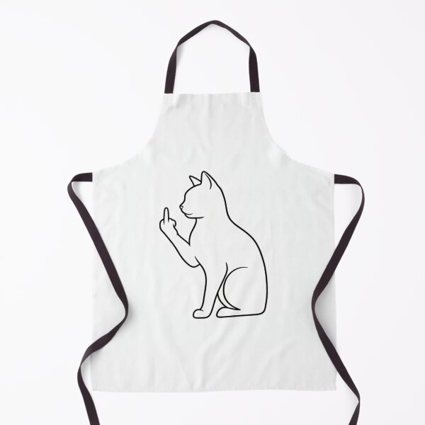 Item preview, Sassy Cat Middle Finger Sticker designed and sold by Zenx36.