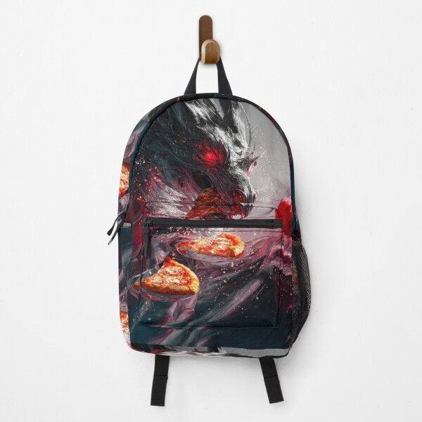 Item preview, Infernal Pizza Dragon – Dark Fantasy Surreal Beast Art designed and sold by Grafititee.