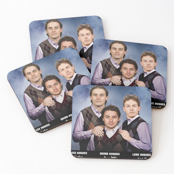 Artikelvorschau, Jack Hughes, Luke Hughes, Quinn Hughes, USA Hockey Step Bros entworfen und verkauft von ClarenceGarza.