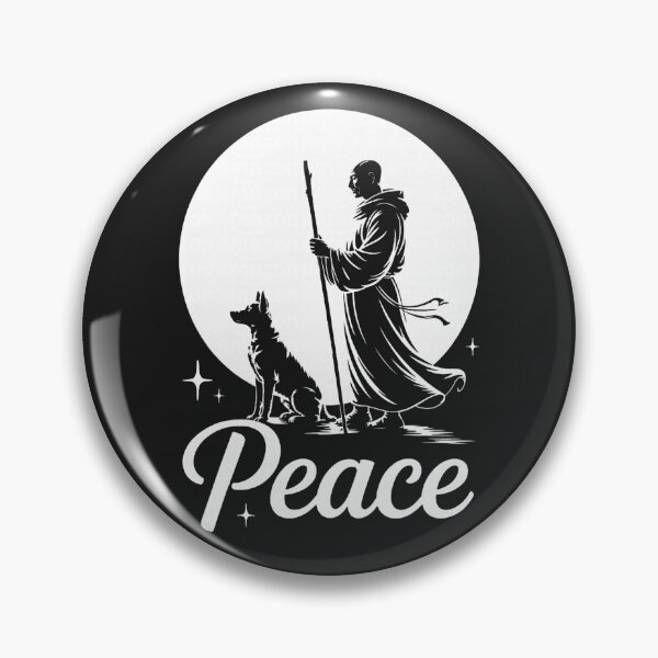 Item preview, Fun Walk for Peace Calm Monks with Dog Meditation Dogs Lover  designed and sold by CriseldaBruning.