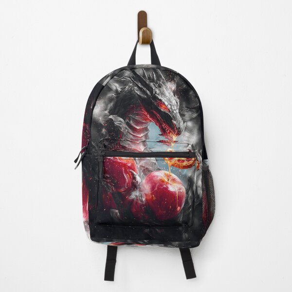 Item preview, Infernal Pizza Dragon – Dark Fantasy Surreal Beast Art designed and sold by Grafititee.