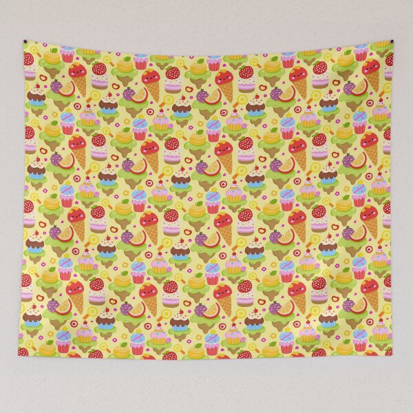 Item preview, Floating Dessert Islands Seamless  designed and sold by KJackArtwork.