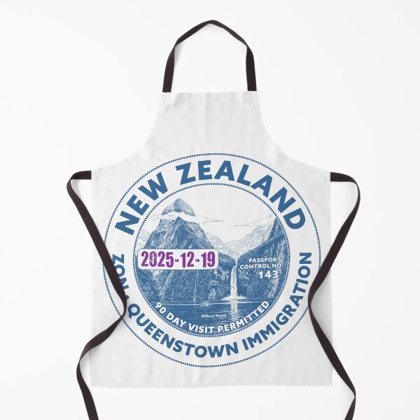 Item preview, Passport Stamp - Queenstown, New Zealand designed and sold by travelwitheric.