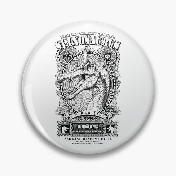 Artikelvorschau, Spinosaurus Mirabilis Lustige Banknote Dinosaurier Paläontologie entworfen und verkauft von GrandeDuc.