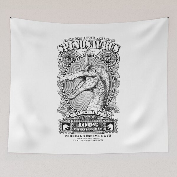 Item preview, Spinosaurus Mirabilis Funny Banknote Dinosaur Paleontology designed and sold by GrandeDuc.