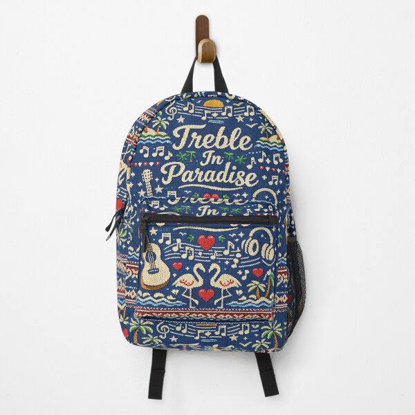 Item preview, Treble In Paradise Music Holiday Knitting Pattern Design designed and sold by Mauswohn.