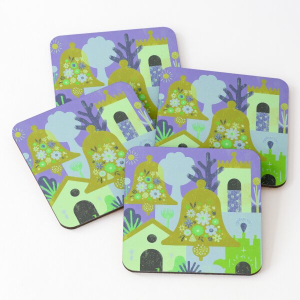 Item preview, Sacred Garden Bell Floral Illustration designed and sold by joycrysstudio.