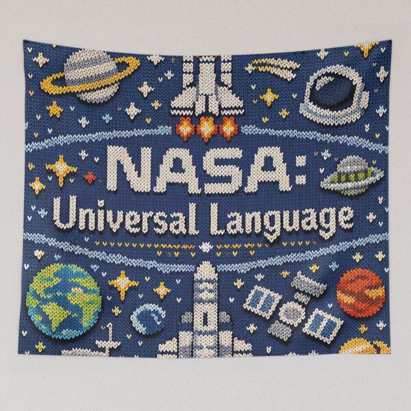 Item preview, NASA Universal Language Space Knitting Pattern designed and sold by Mauswohn.