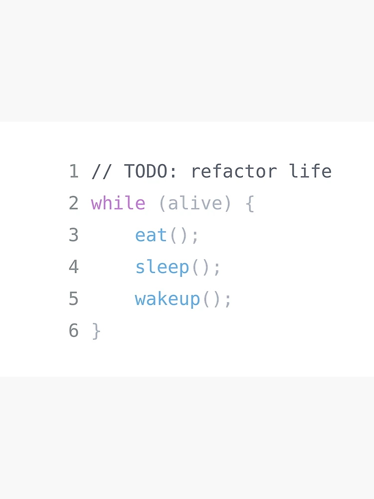Thumbnail 3 of 3, Journal, while(alive) – Developer Life Code designed and sold by KumarGandhi.