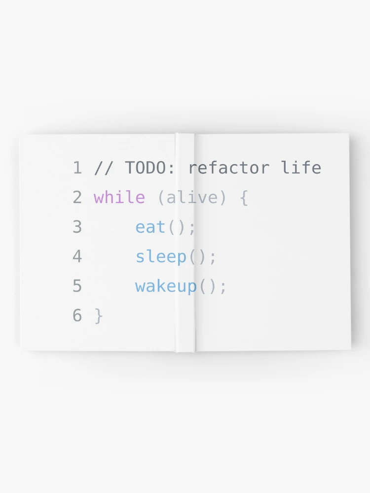 Thumbnail 2 of 3, Journal, while(alive) – Developer Life Code designed and sold by KumarGandhi.