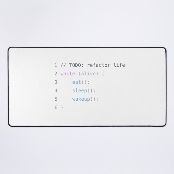 Item preview, while(alive) – Developer Life Code designed and sold by KumarGandhi.
