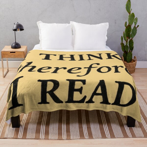 Item preview, I Think… Therefore I Read — The Art of Thoughtful Reading designed and sold by Catfcreations.