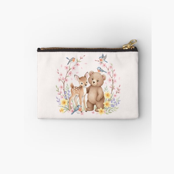 Item preview, Bear & Fawn with Spring Blossoms  designed and sold by naragon4289.