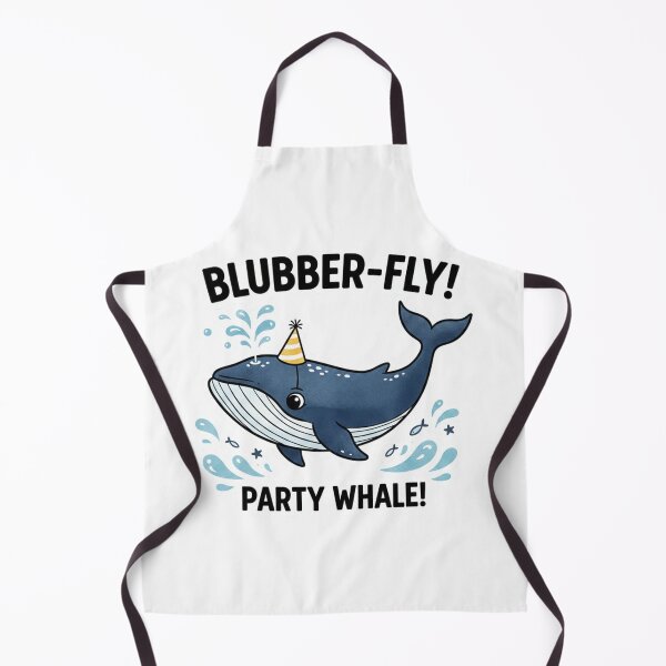 Item preview, Blubber-Fly Party Whale designed and sold by LittleLoopArt.