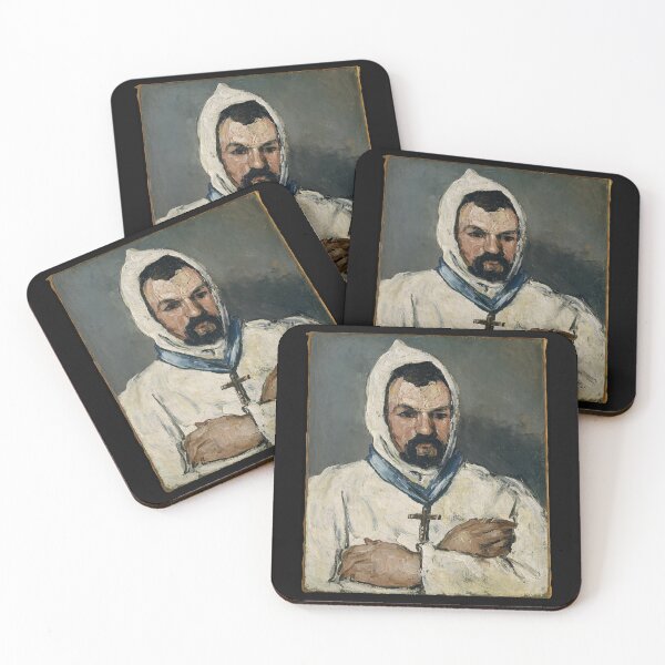 Item preview, Antoine Dominique Sauveur Aubert as a Monk by Paul Cézanne  designed and sold by AnimaliaStar.