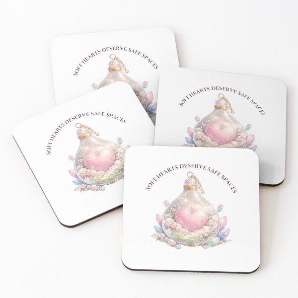 Item preview, Soft Hearts Deserve Safe Spaces - Cottagecore Mental Health Art designed and sold by PromptCoreNexus.