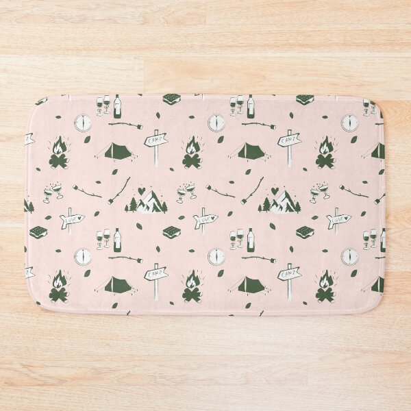 Item preview, Camp Bachelorette Party Bach Pink Pattern designed and sold by idovedesign.