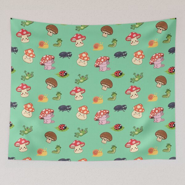 Item preview, Mushroom Pattern designed and sold by Kim_Graphic-Design.