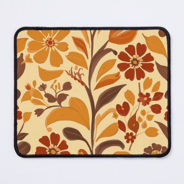 Item preview, Retro Vibes – Floral 70s pattern designed and sold by christinmrose.
