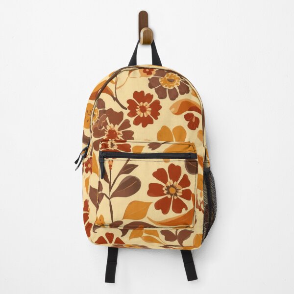 Item preview, Retro Vibes – Floral 70s pattern designed and sold by christinmrose.