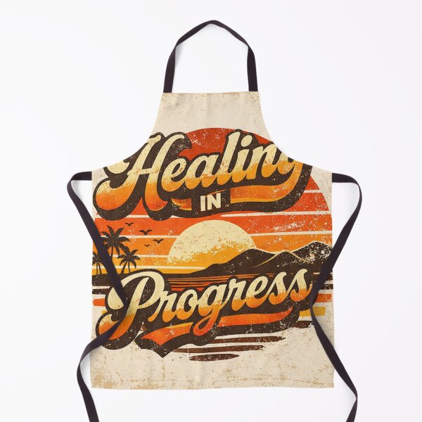 Item preview, Healing in Progress Retro Sunset Design designed and sold by craftedd.