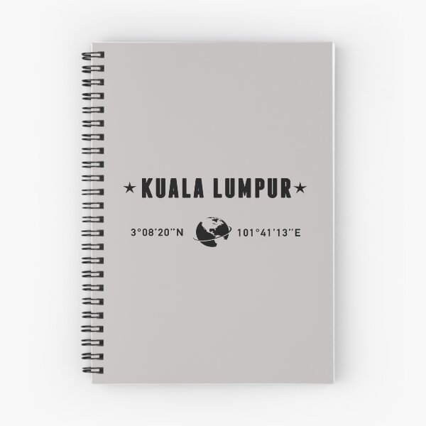 Item preview, Kuala Lumpur Malaysia Globe Coordinates Travel designed and sold by capricedefille.