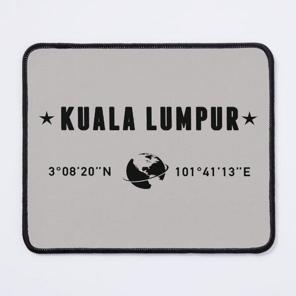 Item preview, Kuala Lumpur Malaysia Globe Coordinates Travel designed and sold by capricedefille.