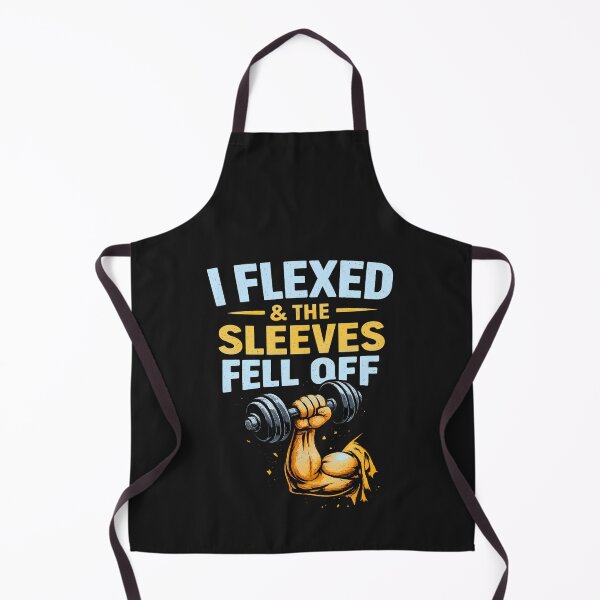 Item preview, I Flexed And The Sleeves Fell Off Funny Gym Shirt for Bodybuilders designed and sold by AdicretorDesign.