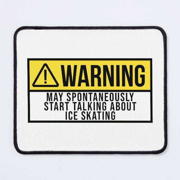Item preview, Ice Skating Warning designed and sold by XCIV.