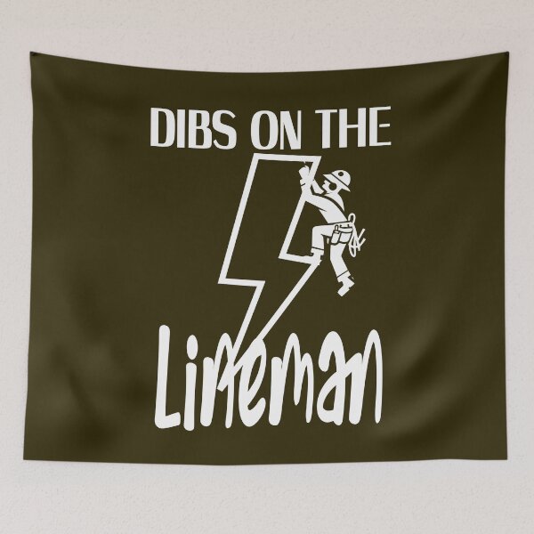 Item preview, Dibs on The Lineman Funny Wife Girlfriend designed and sold by Colorfulman.