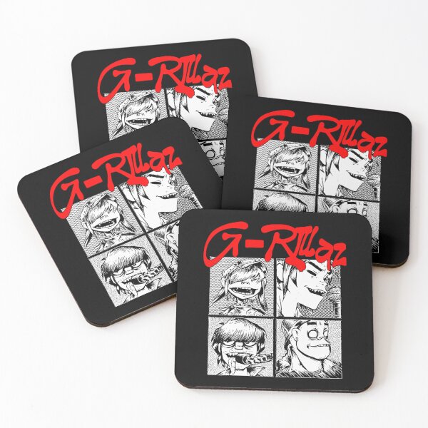 Item preview, Four Face White Silhouette G-Rillaz designed and sold by HKButer.