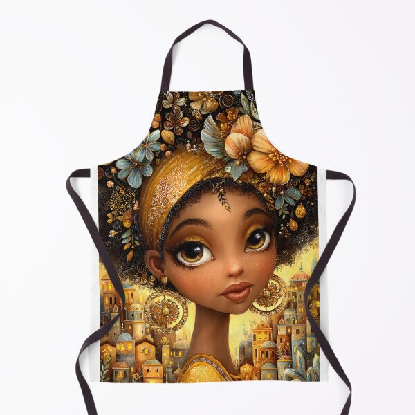 Item preview, Stunning Afrocentric Art with Floral Elements designed and sold by Artessie.