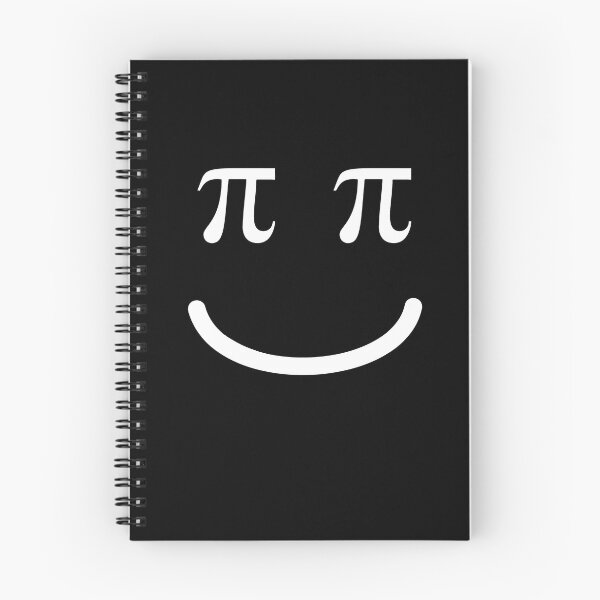 Aperçu de l'œuvre T-shirt noir Pi Smile Nerd créée et vendue par Pi-Magic.
