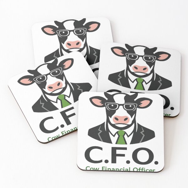 Item preview, C.F.O. – Cow Financial Officer designed and sold by GaliciaCity.