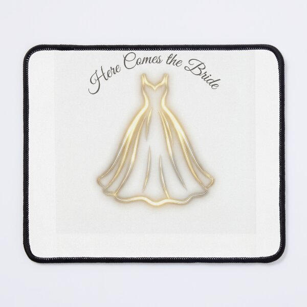 Item preview, Here Comes the Bride designed and sold by Tag My Shirt - Clothing Made to Be Written On..