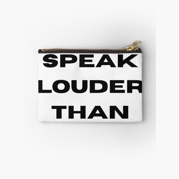Item preview, Actions Speak Louder Than Words – Minimalist Typography designed and sold by WortStudio.