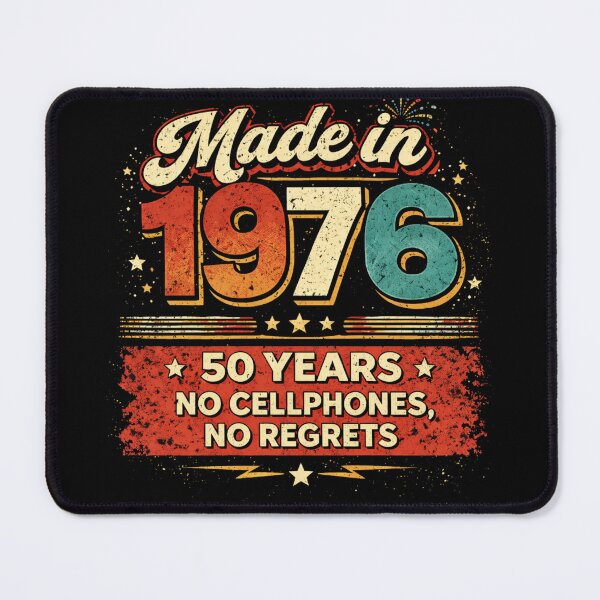 Item preview, 1976 – 50 Years No Cellphones No Regrets designed and sold by 97Ts.