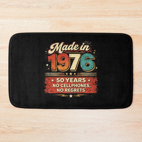 Item preview, 1976 – 50 Years No Cellphones No Regrets designed and sold by 97Ts.