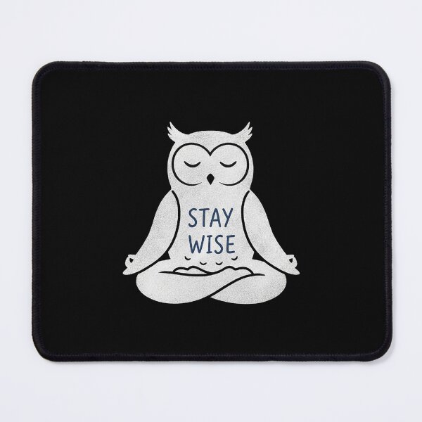 Item preview, Zen Owl Meditation Stay Wise Wisdom designed and sold by zzz888.